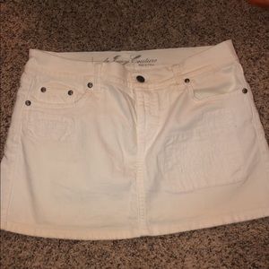 White Juicy Couture Jean Skirt